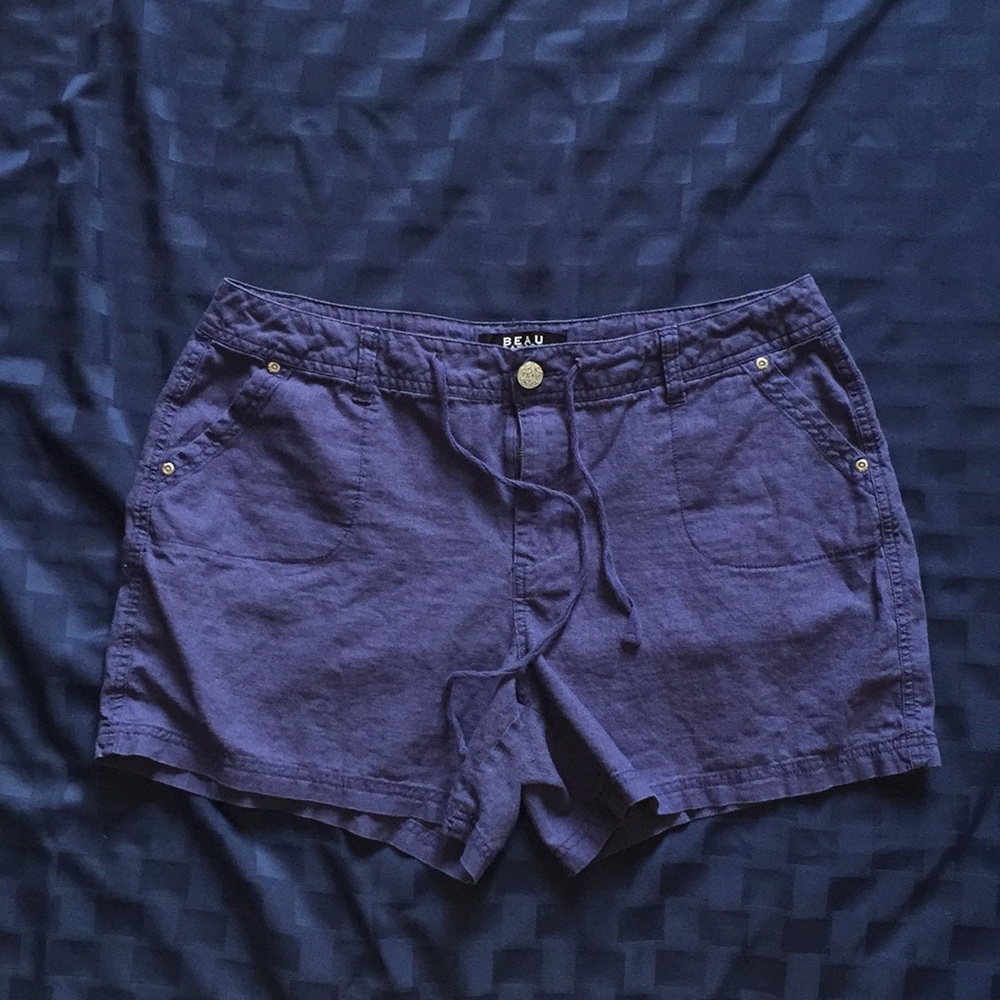 Blue shorts